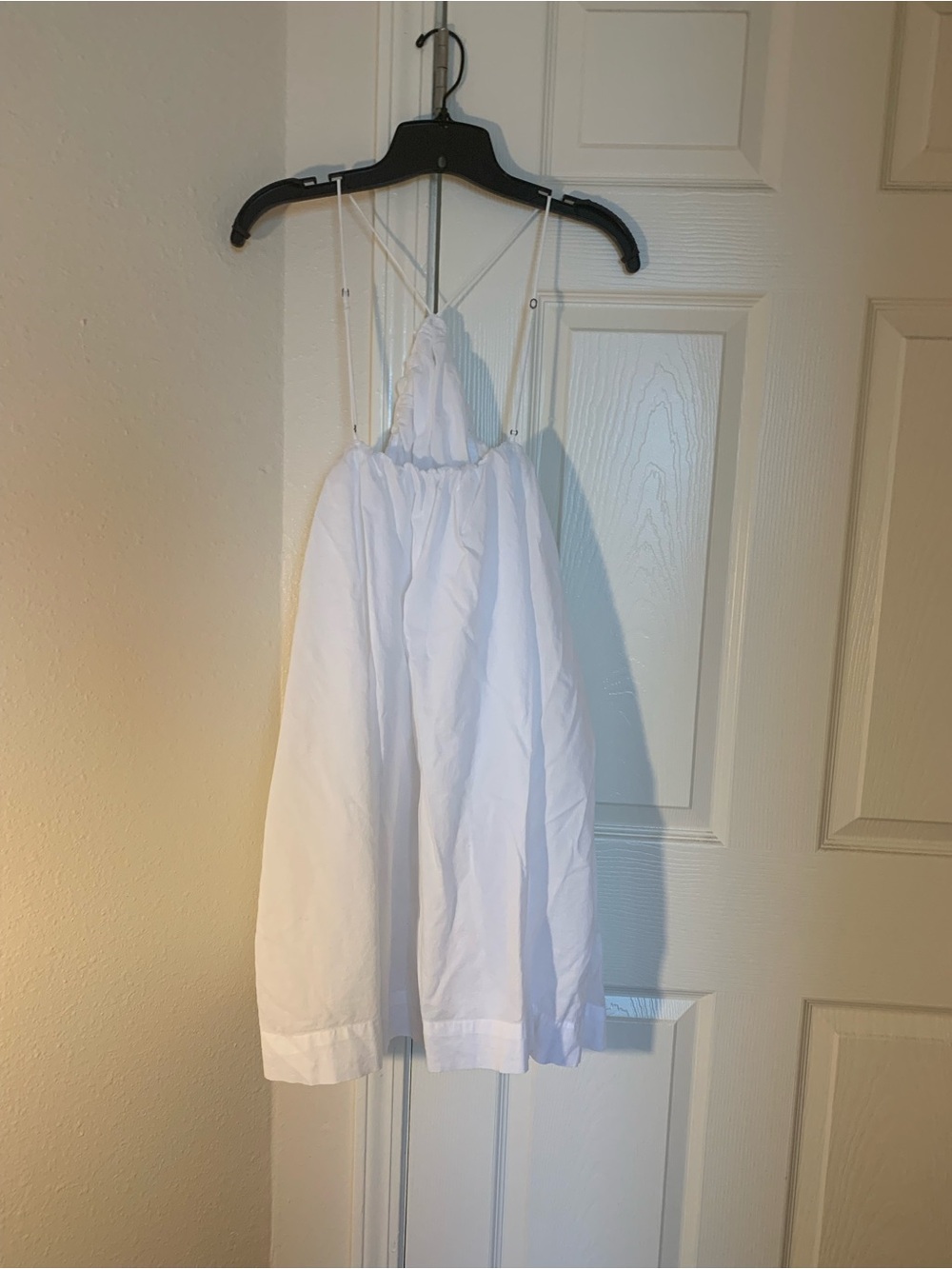 Abercrombie and Fitch White Strappy Flowy White Mini Dress